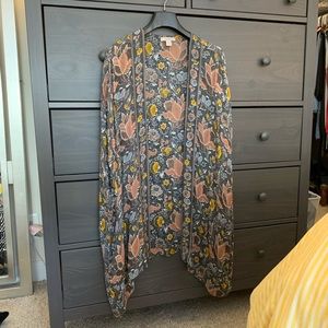 Loft floral open kimono size XS/S